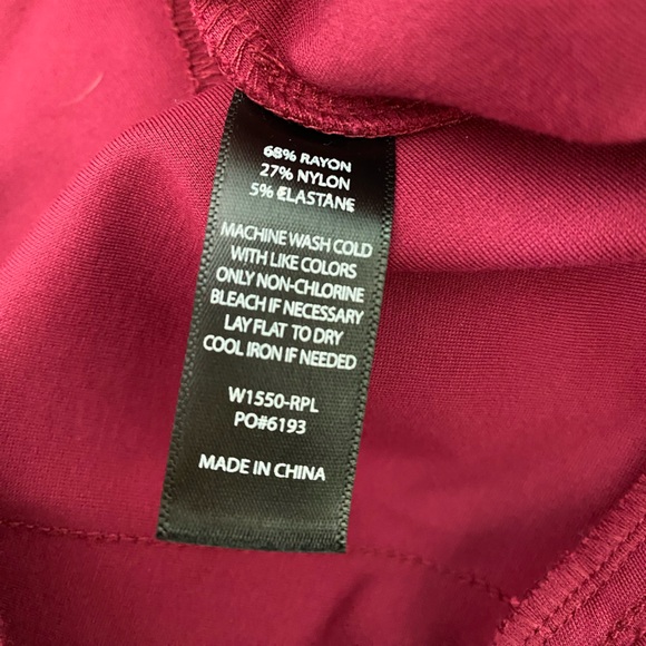 NWOT Betabrand Boot-Cut DPYP in delicious Raspberry size XL petite - Picture 6 of 7